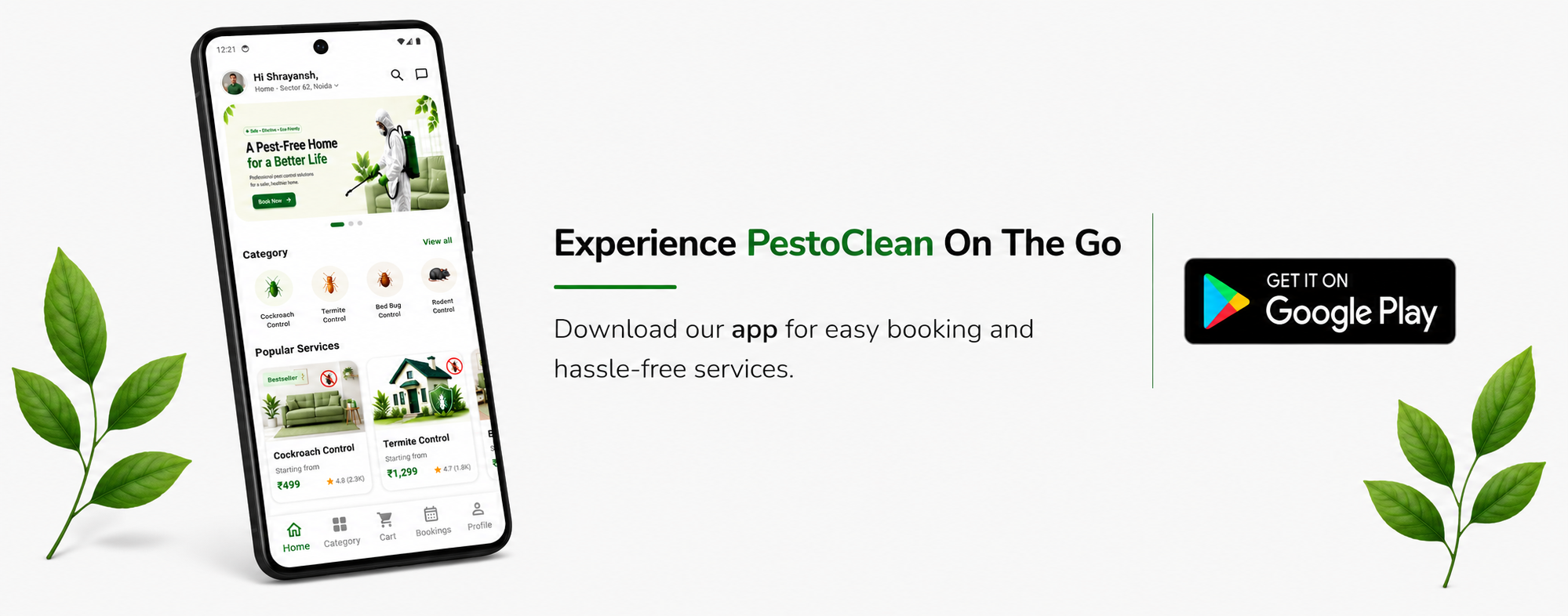 Download PestoClean App
